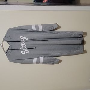 Hooded Sweatshirt dress with pockets, size L/XL